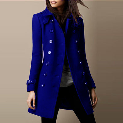 Dames Elegante Jas Met Veelzijdig Design