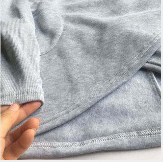 Dames Lange Hoodie Met Asymmetrische Stijl En Lange Mouwen