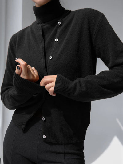 Dames Gebreide Cardigan En Coltrui Set