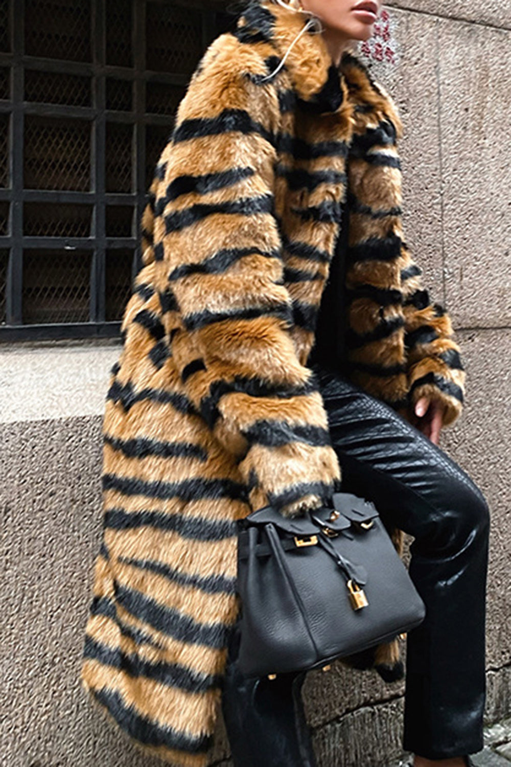 Dames Imitatiebontjas Met Dierenprint En Luxe Afwerking