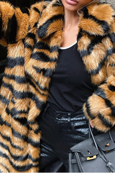 Dames Imitatiebontjas Met Dierenprint En Luxe Afwerking