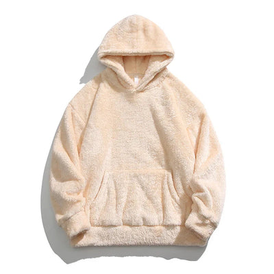Dames Fleece Hoodie Met Capuchon En Buikzak