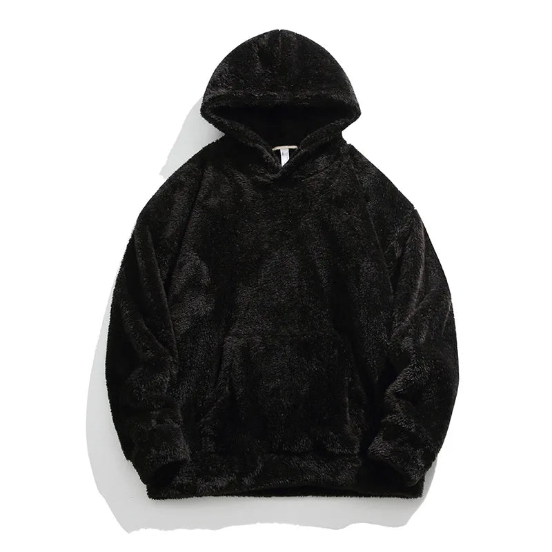 Dames Fleece Hoodie Met Capuchon En Buikzak