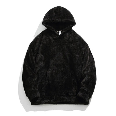 Dames Fleece Hoodie Met Capuchon En Buikzak