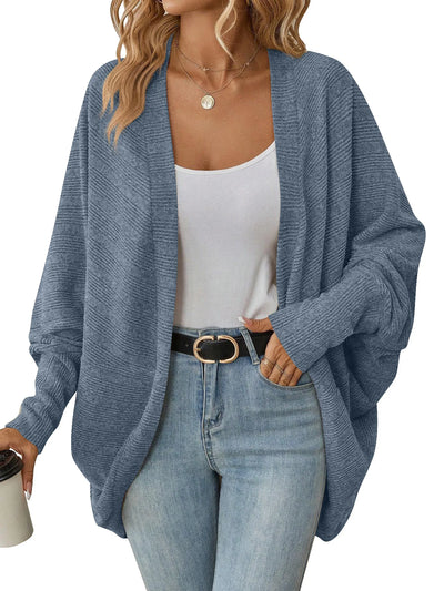 Dames Mid-Lange Elegante Cardigan Voor Herfst En Winter