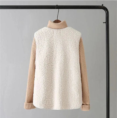 Dames Wollen Gilet Met Knoopsluiting En Zakjes