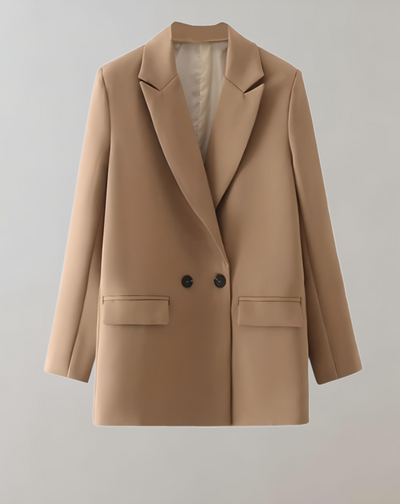 Dames Losse Blazer Met Knopen En Comfortabele Pasvorm