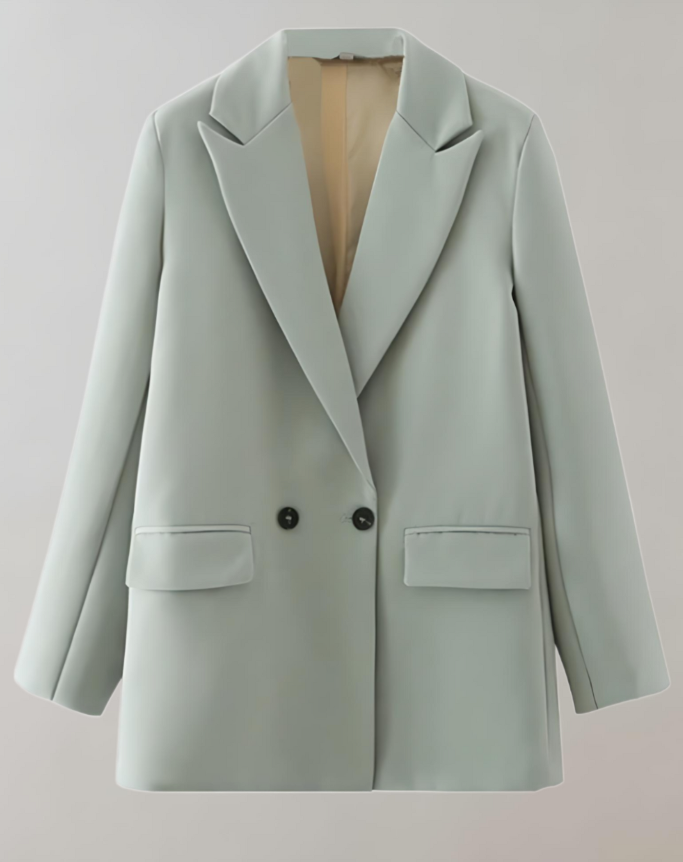 Dames Losse Blazer Met Knopen En Comfortabele Pasvorm