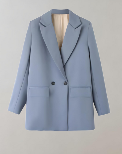 Dames Losse Blazer Met Knopen En Comfortabele Pasvorm