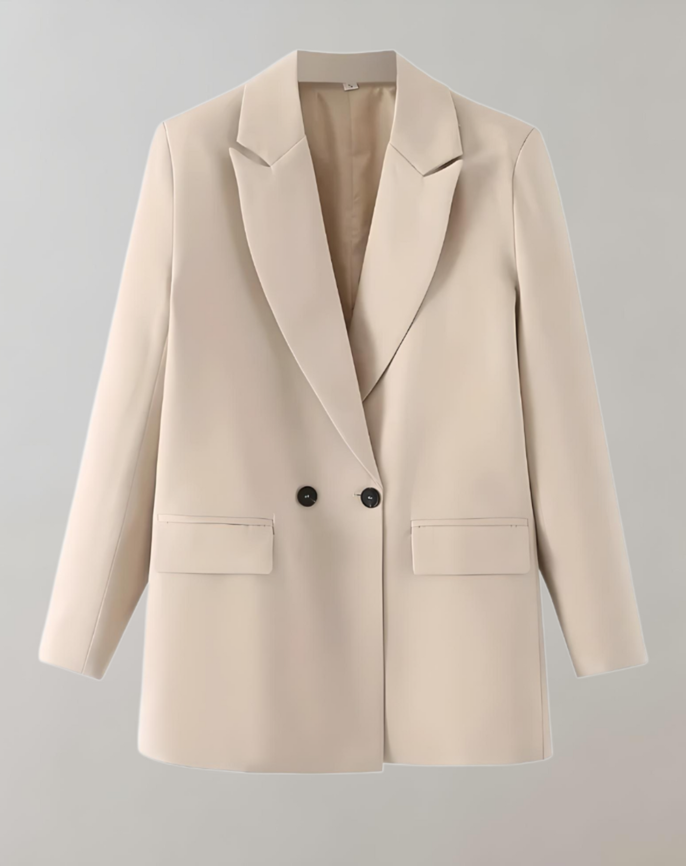 Dames Losse Blazer Met Knopen En Comfortabele Pasvorm