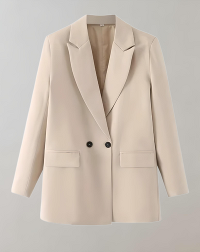 Dames Losse Blazer Met Knopen En Comfortabele Pasvorm