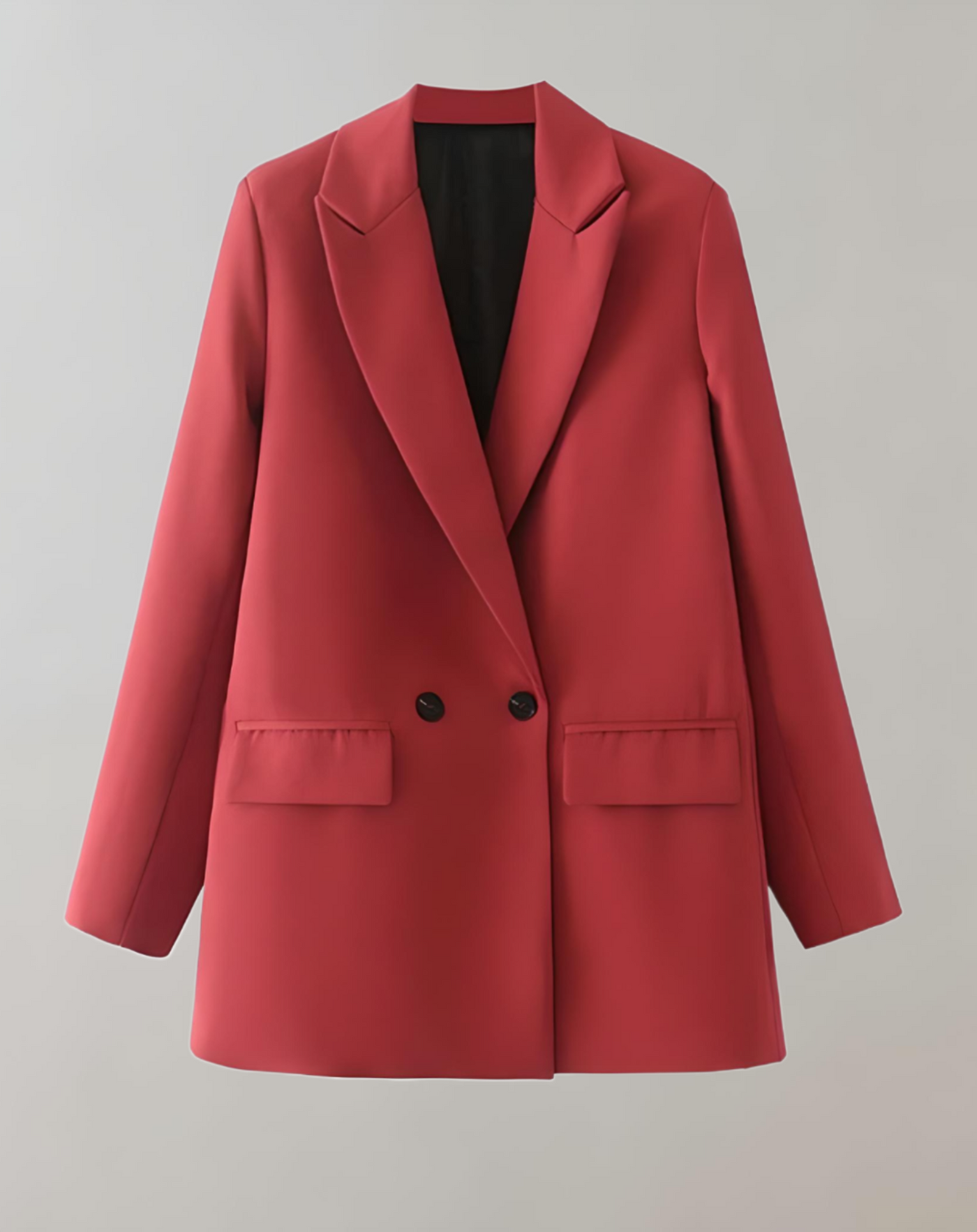 Dames Losse Blazer Met Knopen En Comfortabele Pasvorm