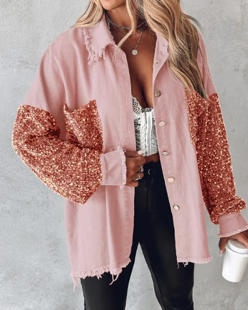 Dames Comfortabel Jasje In Stijlvol Design Met Lange Mouwen