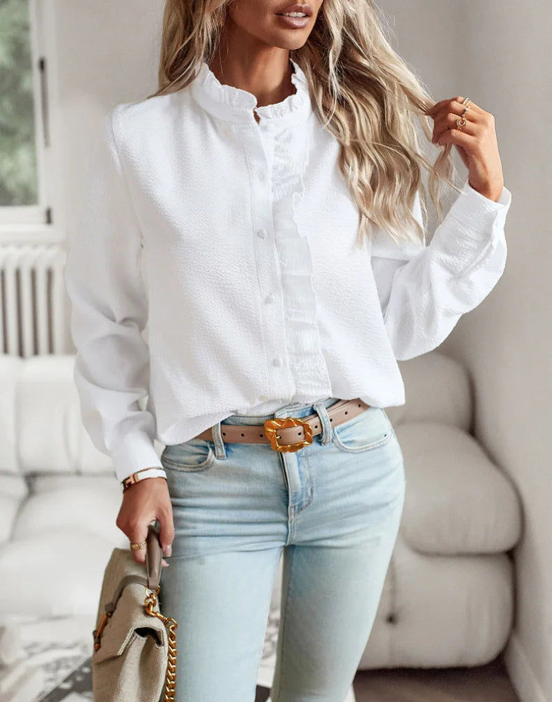 Dames Blouse Lange Mouwen