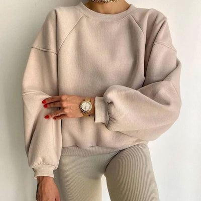 Dames Trui Met Ronde Hals En Oversized Pasvorm