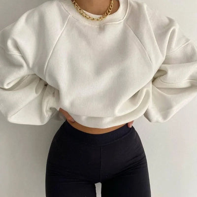Dames Trui Met Ronde Hals En Oversized Pasvorm