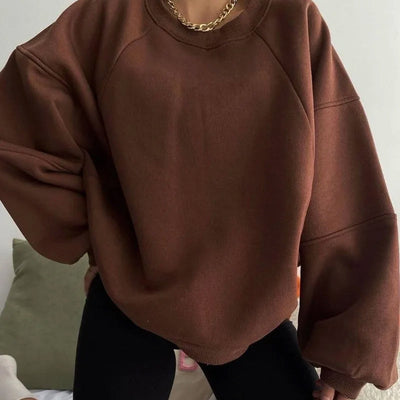 Dames Trui Met Ronde Hals En Oversized Pasvorm