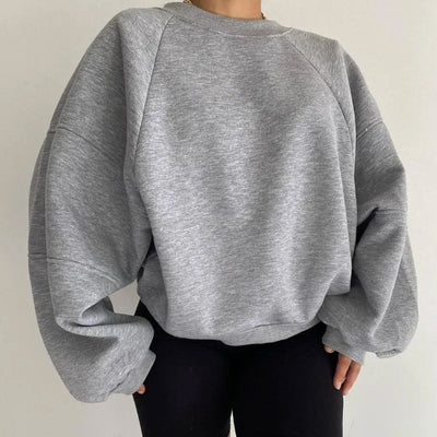 Dames Trui Met Ronde Hals En Oversized Pasvorm
