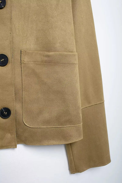 Dames Bomberjack Met Minimalistisch Design En Knopensluiting