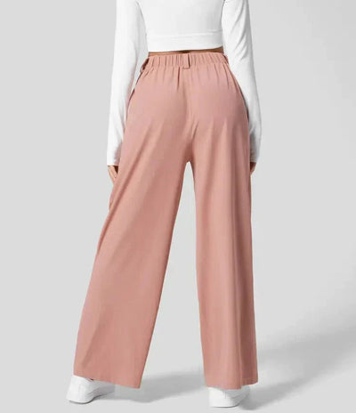 Dames Broek Met Hoge Taille En Handige Zakken