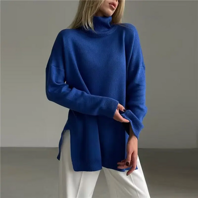 Dames Coltrui Met Opstaande Kraag En Oversized Pasvorm