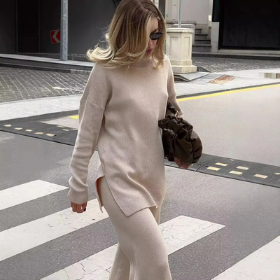 Dames Coltrui Met Opstaande Kraag En Oversized Pasvorm