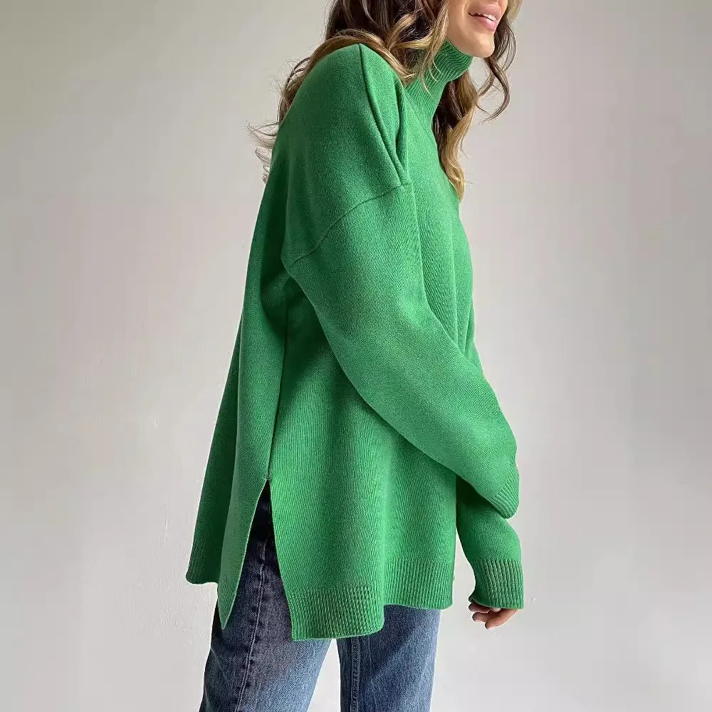 Dames Coltrui Met Opstaande Kraag En Oversized Pasvorm