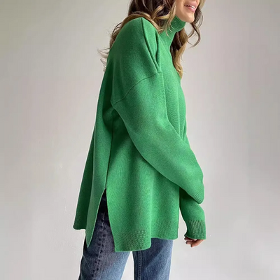 Dames Coltrui Met Opstaande Kraag En Oversized Pasvorm