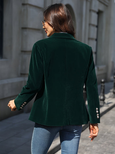 Elegante Blazer voor Dames met Gouden Accenten