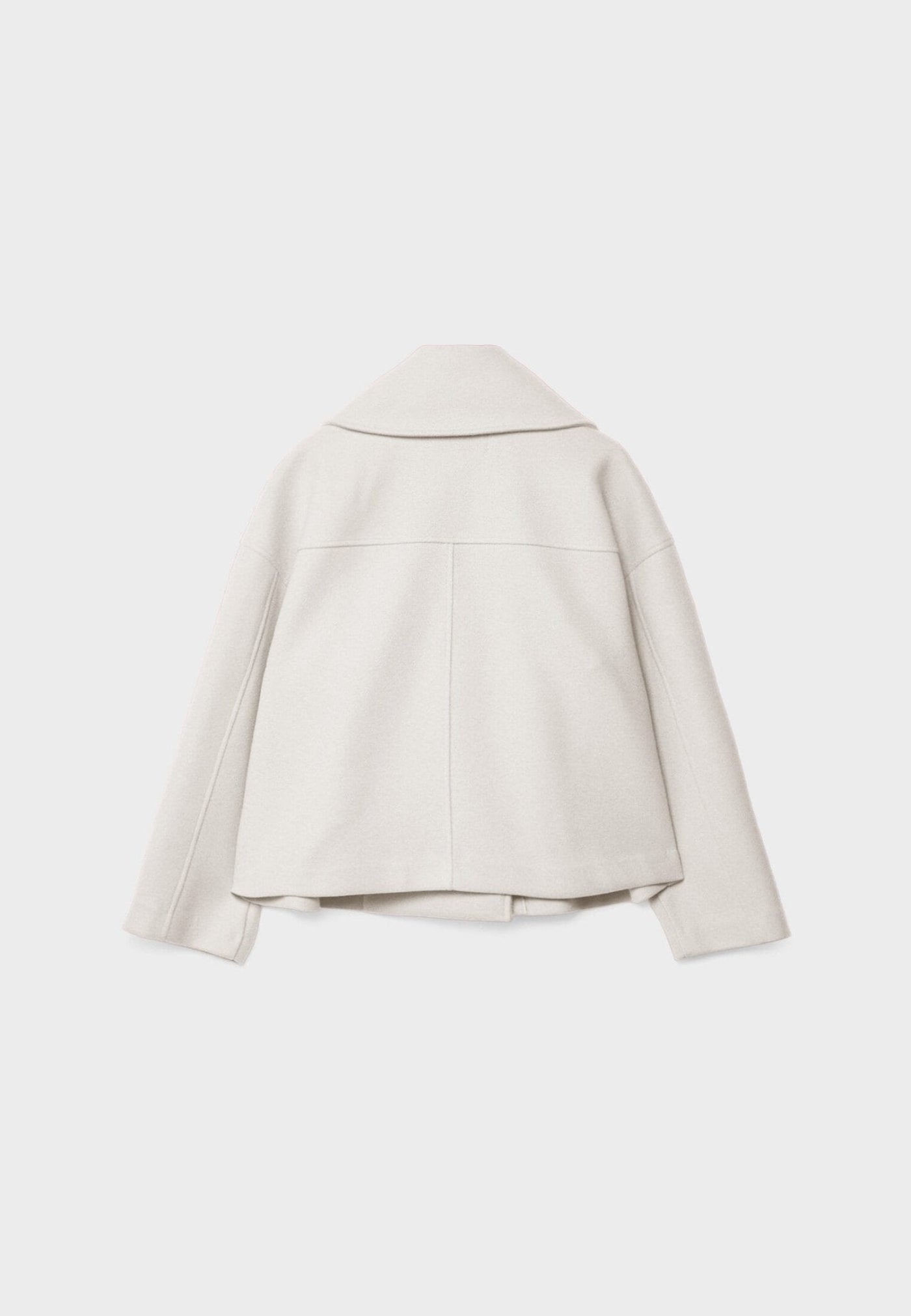 Dames Korte Trenchcoat Met Dubbele Knopensluiting En Reverskraag