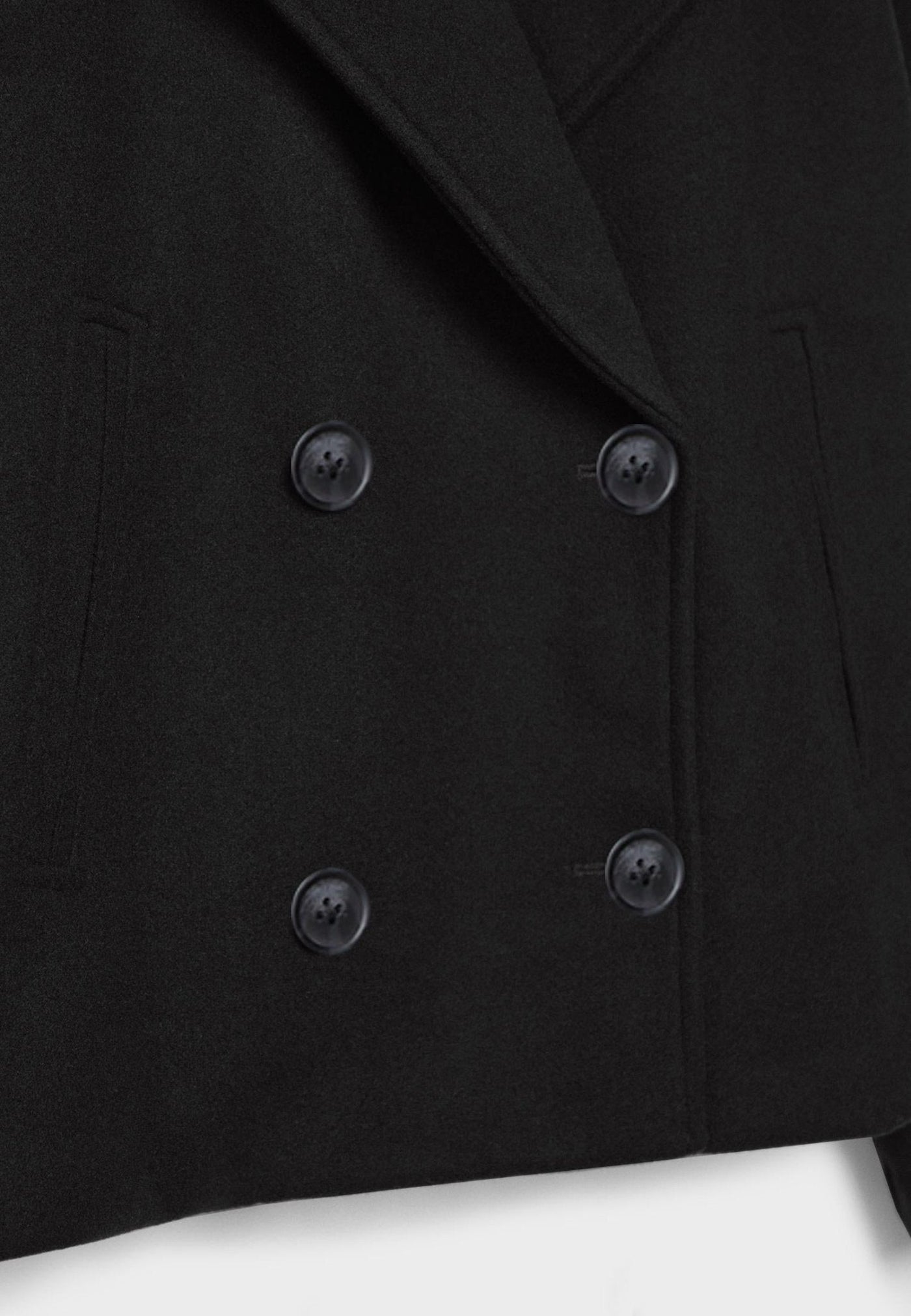 Dames Korte Trenchcoat Met Dubbele Knopensluiting En Reverskraag