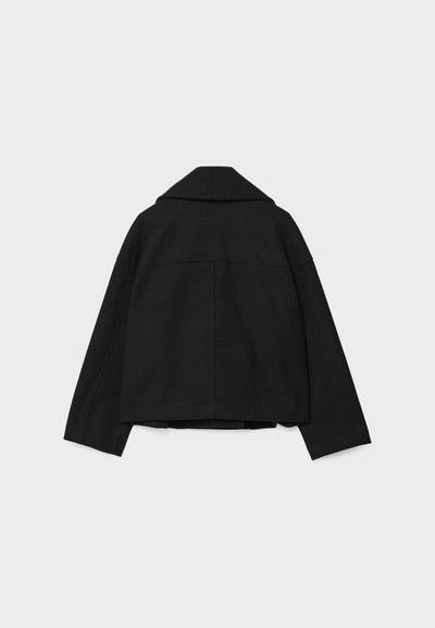 Dames Korte Trenchcoat Met Dubbele Knopensluiting En Reverskraag