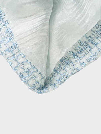 Dames Halflange Tweedblazer Met Knopen En Elegante Pasvorm