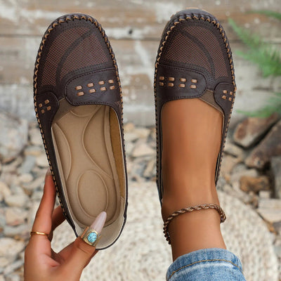 Dames Comfortabele Loafers Met Ademend Ontwerp