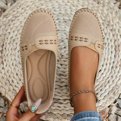 Dames Comfortabele Loafers Met Ademend Ontwerp