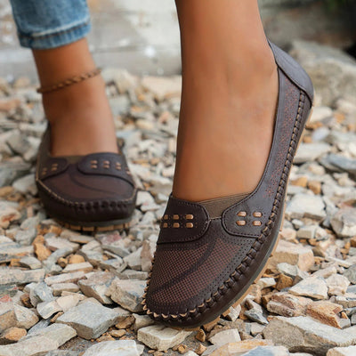 Dames Comfortabele Loafers Met Ademend Ontwerp