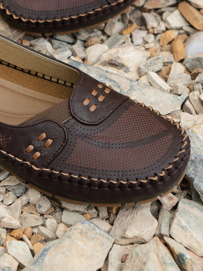 Dames Comfortabele Loafers Met Ademend Ontwerp