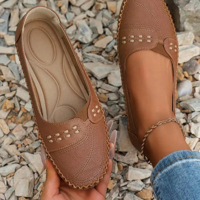 Dames Comfortabele Loafers Met Ademend Ontwerp