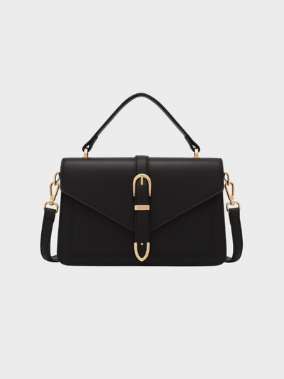 Dames Crossbody Handtas Met Gouden Details En Verstelbare Schouderriem