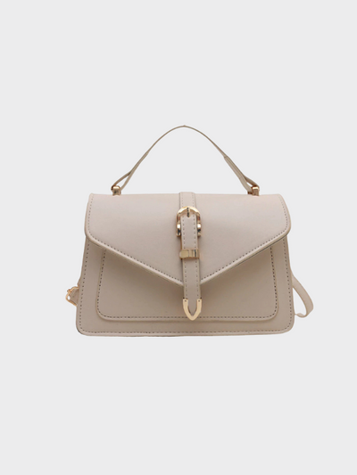 Dames Crossbody Handtas Met Gouden Details En Verstelbare Schouderriem