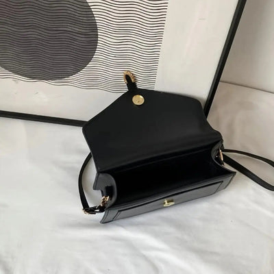 Dames Crossbody Handtas Met Gouden Details En Verstelbare Schouderriem