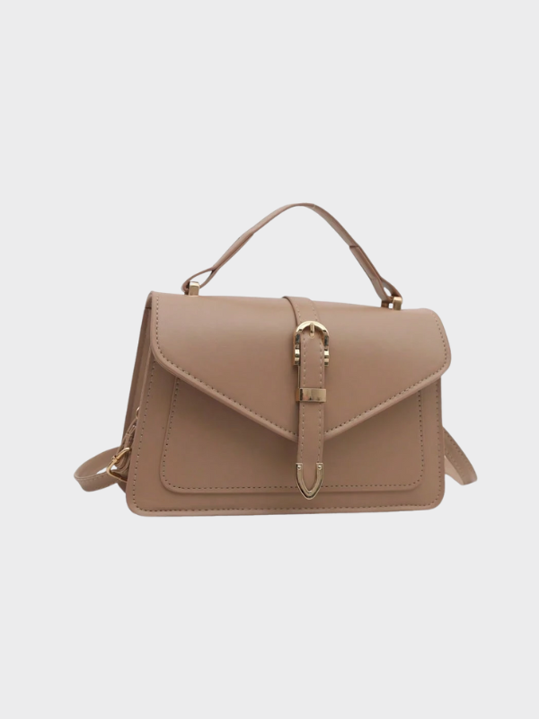 Dames Crossbody Handtas Met Gouden Details En Verstelbare Schouderriem