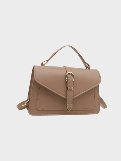 Dames Crossbody Handtas Met Gouden Details En Verstelbare Schouderriem