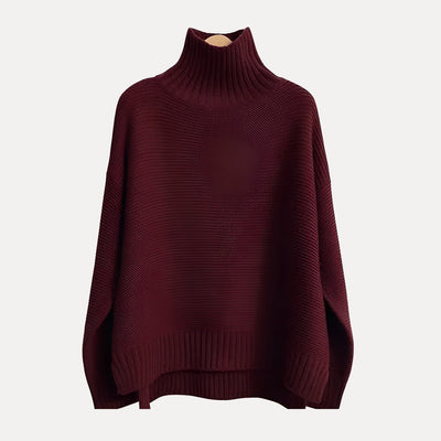 Dames Oversized Gebreide Coltrui Met Tijdloos Design