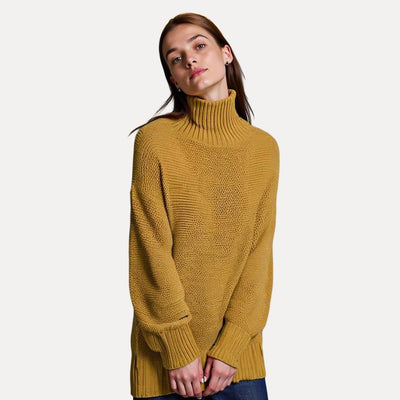 Dames Oversized Gebreide Coltrui Met Tijdloos Design