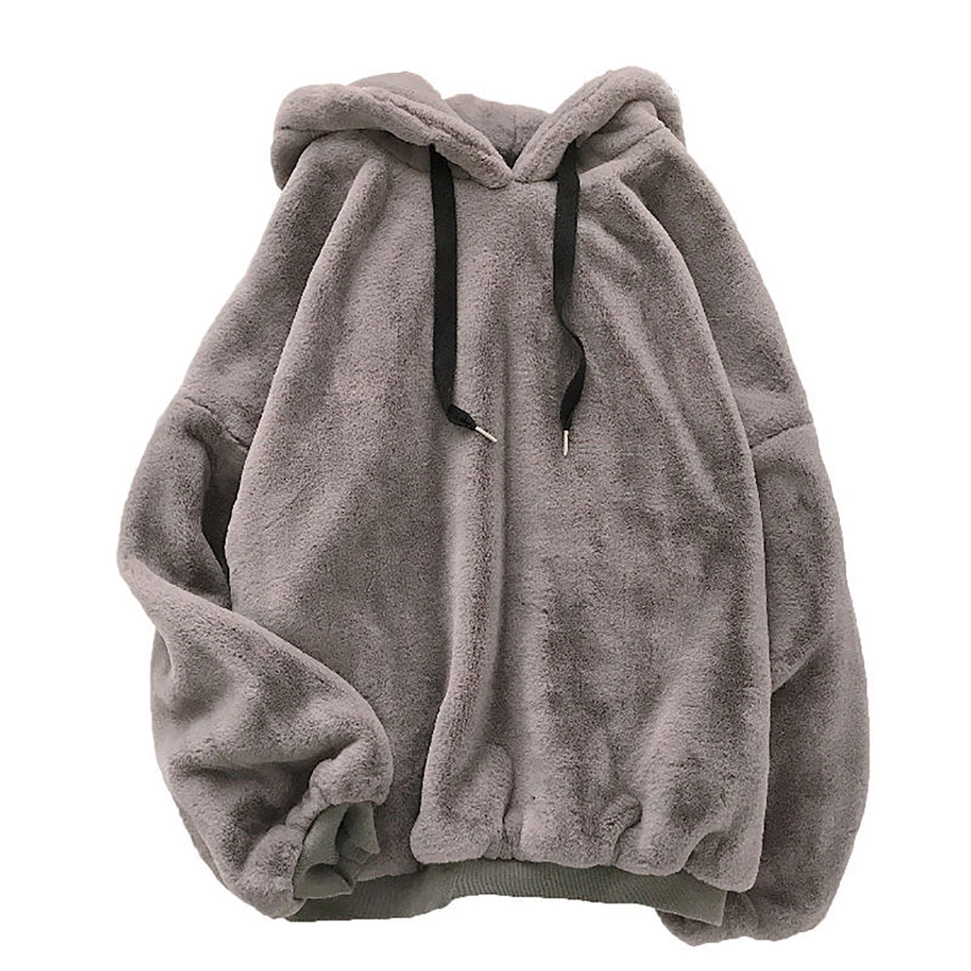 Dames Zachte Fleece Hoodie Met Capuchon En Lange Mouwen