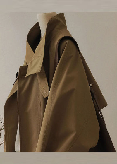 Dames Trenchcoat Met Rits En Lange Mouwen