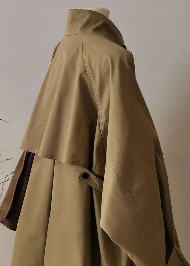 Dames Trenchcoat Met Rits En Lange Mouwen