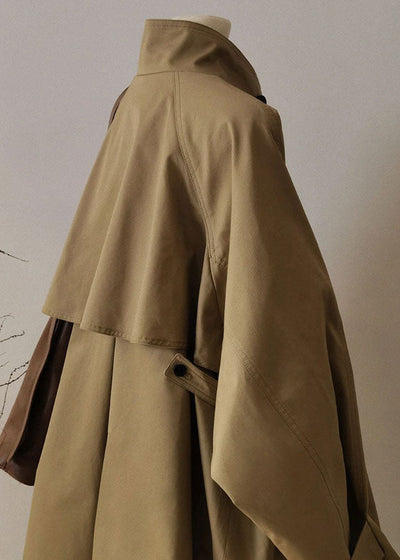 Dames Trenchcoat Met Rits En Lange Mouwen