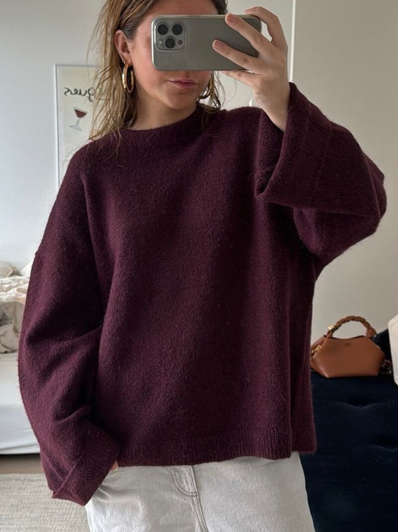 Dames Relaxed Chic Gebreide Sweater